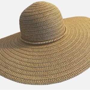 a new day Tan Straw Sun Hat